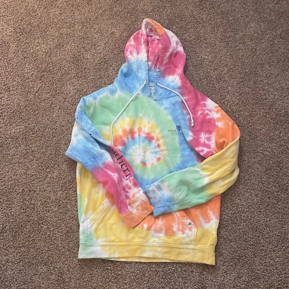 Tie dye simply southern hoodie